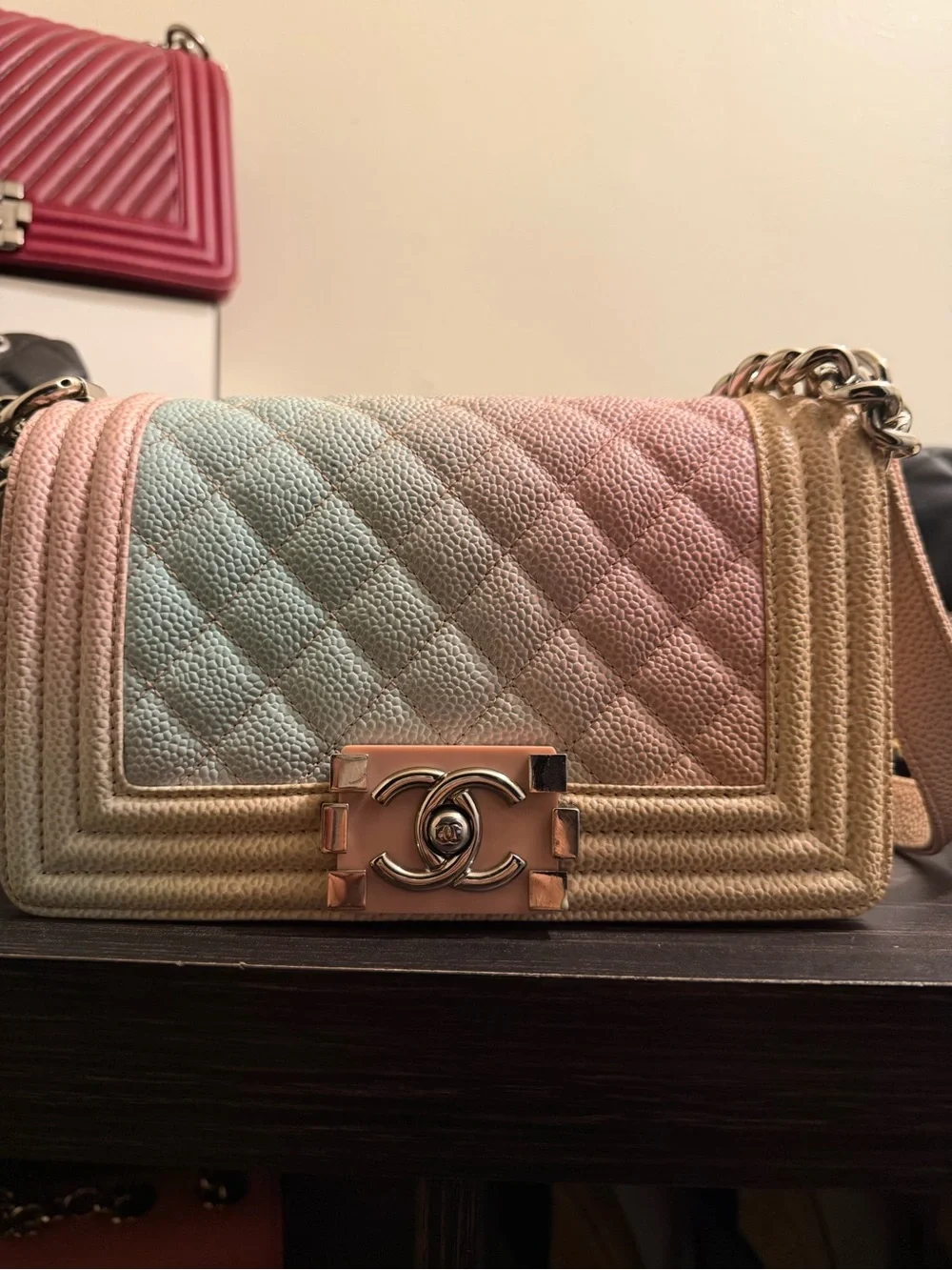 Authentic Chanel Mini π Boy Bag π - Picture 1 of 15